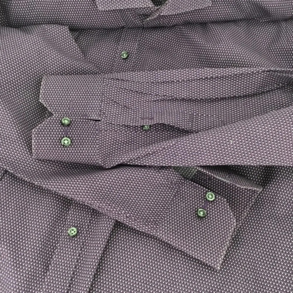 Bruun & Stengade Men’s L/S Button Down Shirt Modern Fit Easy Care - Picture 4 of 6